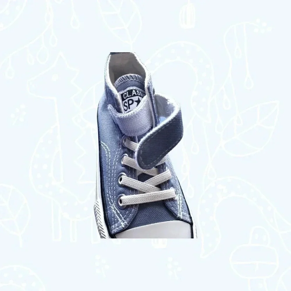 Classic sport unisex stars graphic high-top lace up front  sneakers size 10